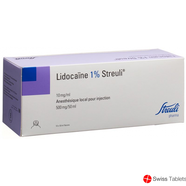 Lidocain Streuli 1% M Kons 10 Durchstechflaschen 50ml buy online