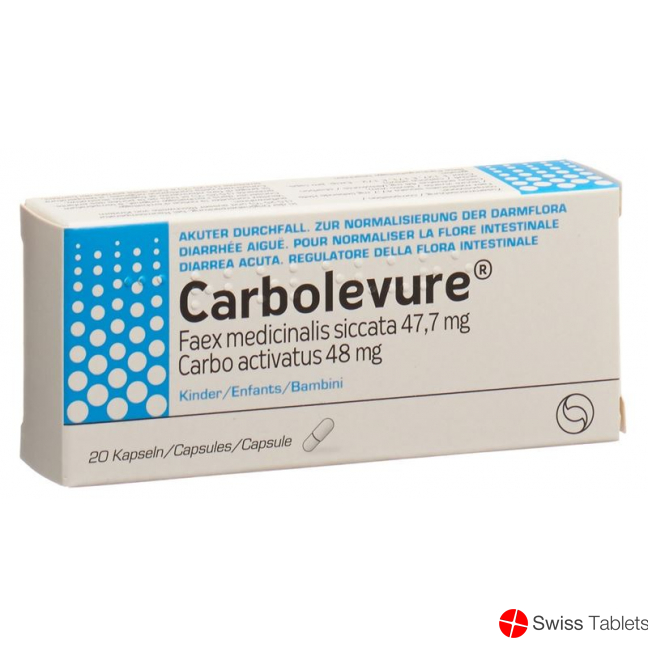 Carbolevure 20 Kapseln für Kinder buy online
