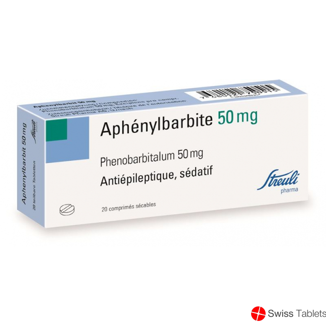 Aphenylbarbit Streuli Tabletten 50mg 20 Stück buy online