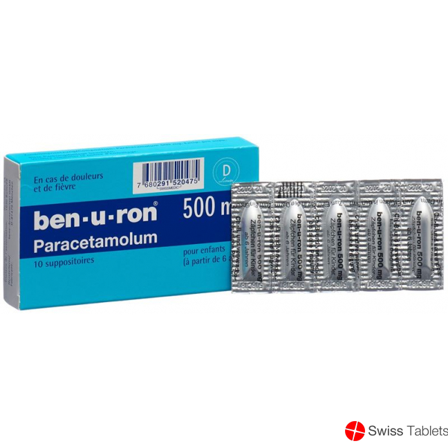 Ben U Ron 500mg 10 Zäpfchen buy online