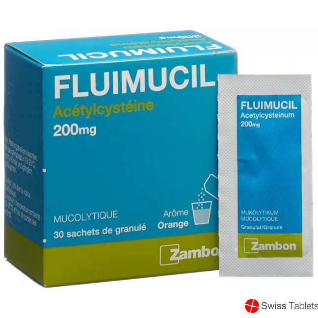 Fluimucil 200mg 30 Beutel buy online