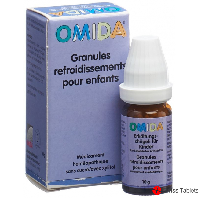 Omida Erkältungschuegeli Kind ohne Zucker 10g buy online