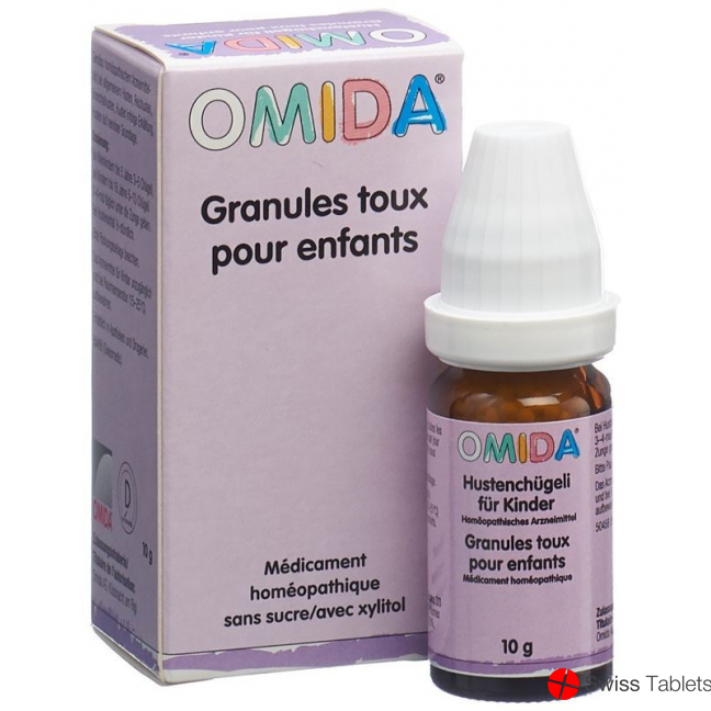 Omida Hustenchuegeli Kind ohne Zucker 10g buy online