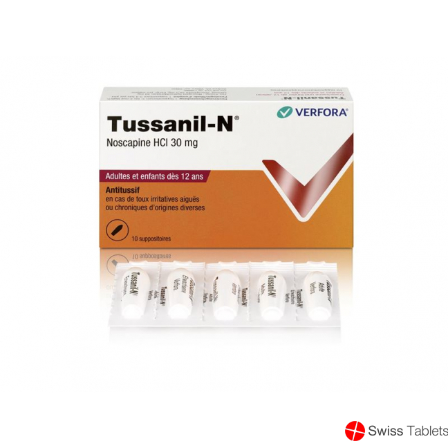Tussanil N Zäpfchen 30mg Erwachsene 10 Stück buy online