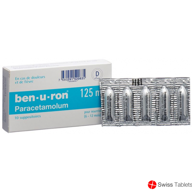 Ben U Ron 125mg 10 Zäpfchen buy online