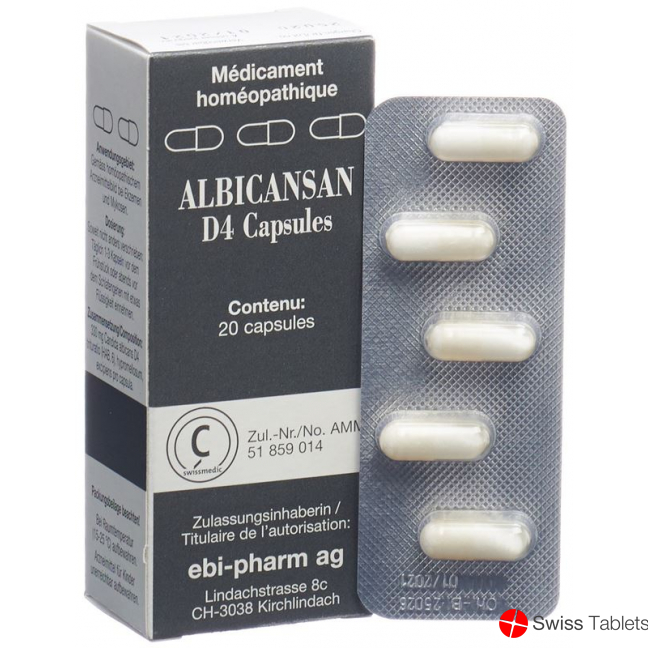 Albicansan Kapseln D 4 20 Stück buy online