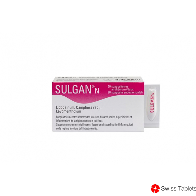 Sulgan N 20 Zäpfchen buy online