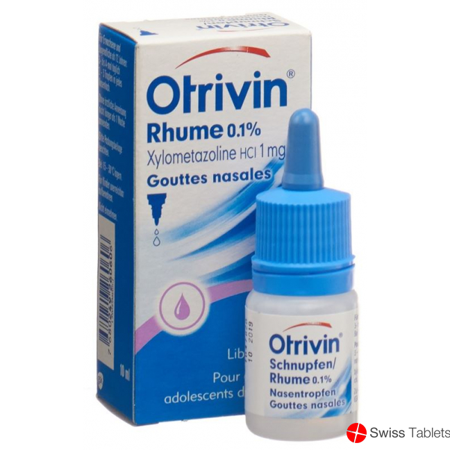 Otrivin Schnupfen Nasentropfen 0.1% 10ml buy online