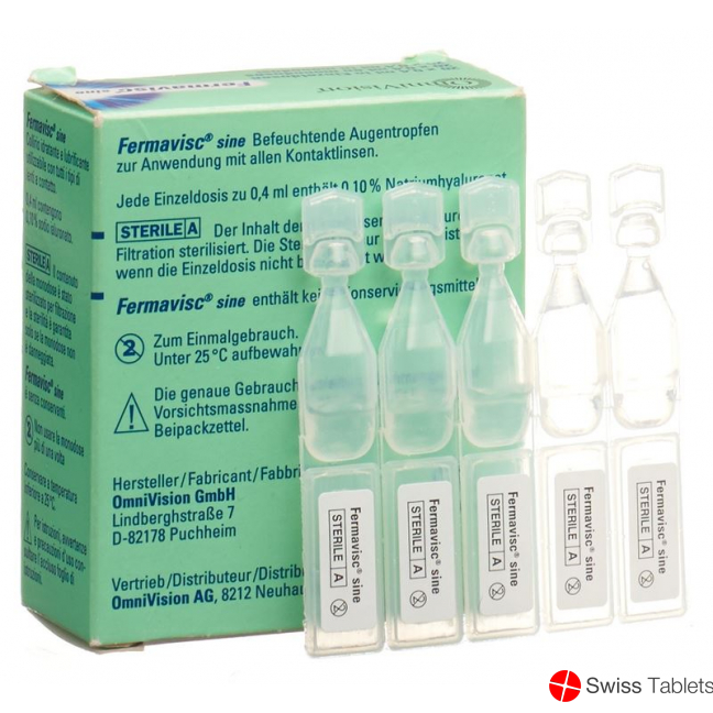 Fermavisc Sine Augentropfen 20x 0.4ml buy online