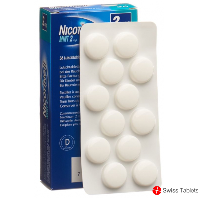 Nicotinell 2mg 36 Lutschtabletten buy online