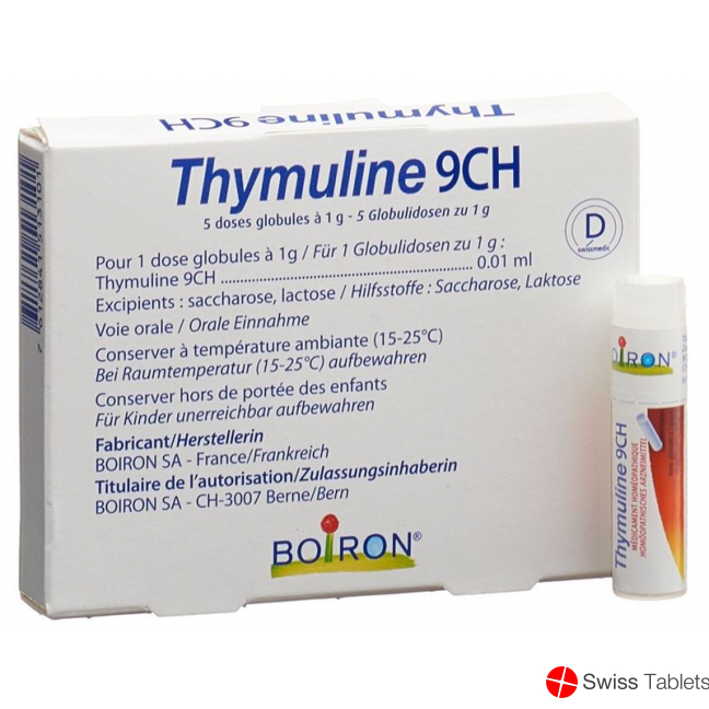 Boiron Thymuline Globuli C 9 5x1 Dos buy online