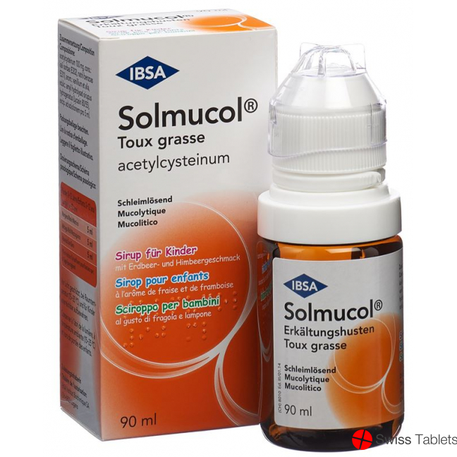 Solmucol Erkältungshusten Sirup 100mg/5ml 90ml buy online