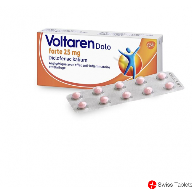 Voltaren Dolo Forte 25mg 10 Dragées buy online