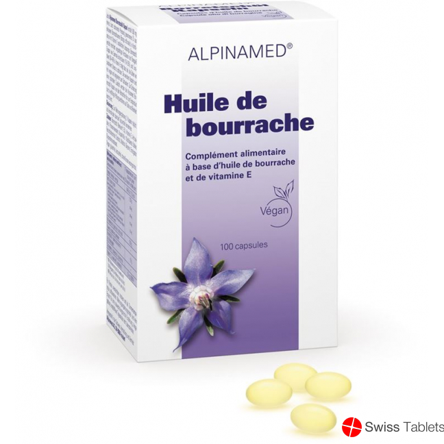 Alpinamed Borage Oil Capsules 100 Pieces buy online