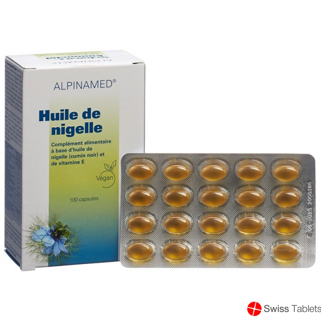 Alpinamed Black Cumin Oil Capsules 100 pieces buy online