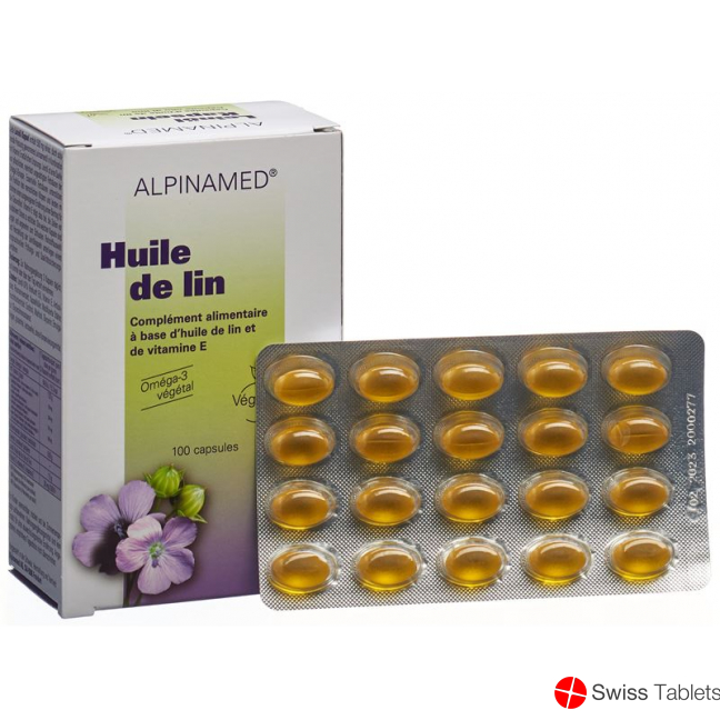 Alpinamed Linseed Oil 100 Capsules buy online