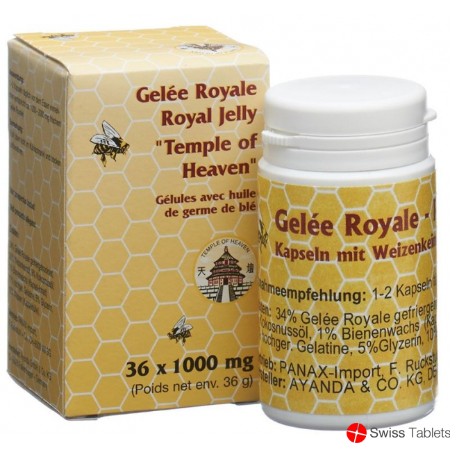Gelee Royale Royale Jelly Kapseln Toh 36 Stück buy online