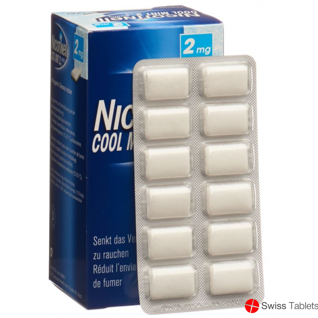 Nicotinell Cool Mint 2mg 96 Kaugummi buy online