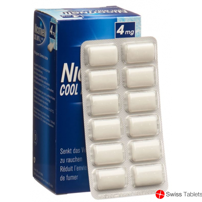Nicotinell Cool Mint 4mg 96 Kaugummi buy online