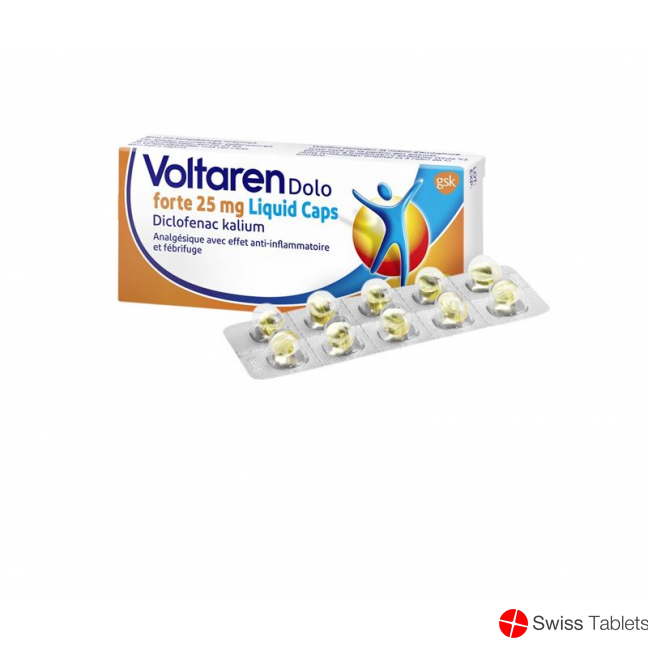 Voltaren Dolo Forte Liquid 25mg 10 Kapseln buy online