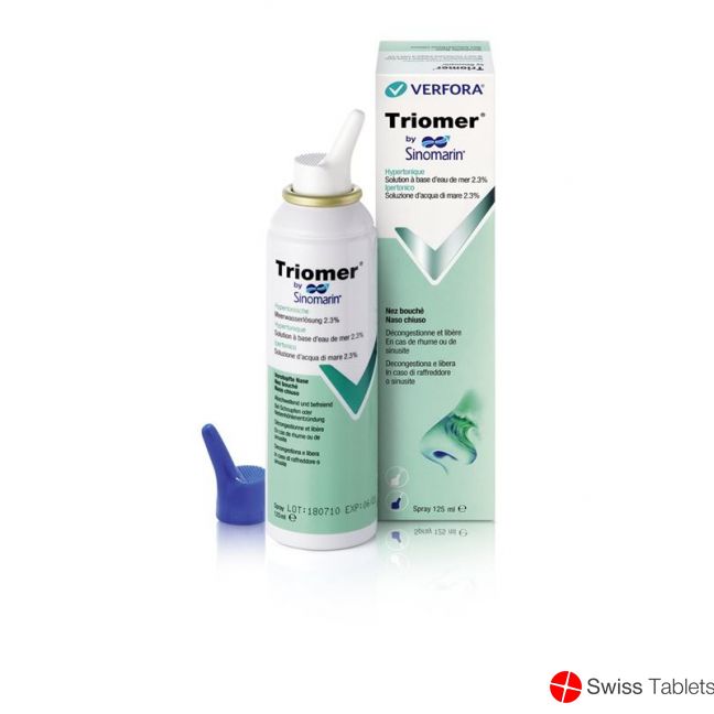 Triomer Nasenspray Sinomarin Hypertonisch 125ml buy online