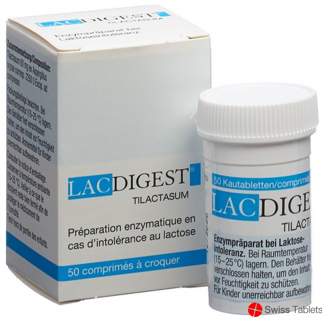 Lacdigest chewable tablets 50 pieces