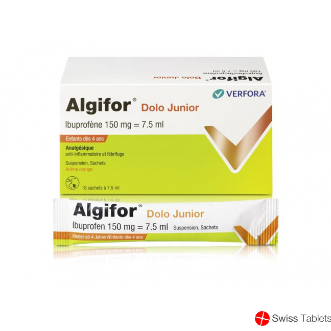 Algifor Dolo Junior Susp 150 mg / 7.5ml 18 Btl 7.5 ml