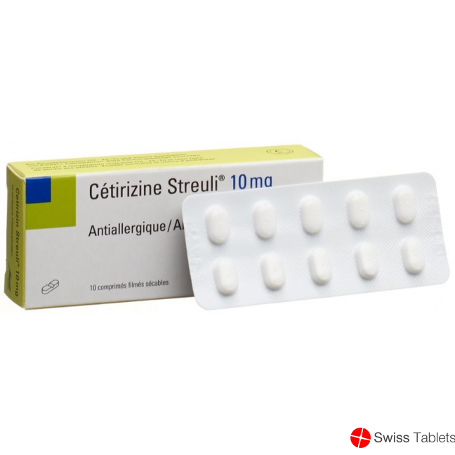 Cetirizine Streuli Filmtabl 10 mg 10 pcs