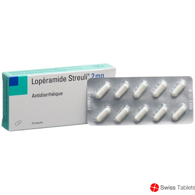 Loperamide 2 mg Streuli Kaps 20 pcs