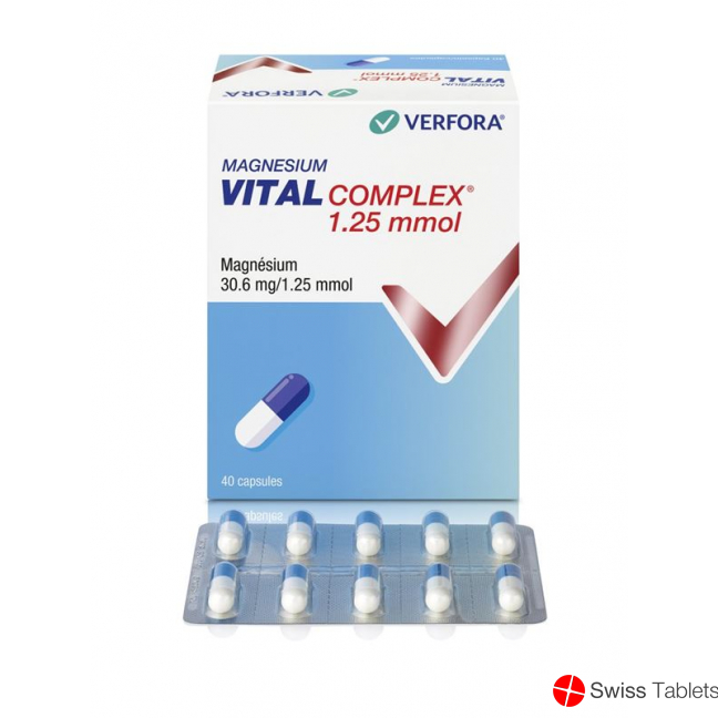 Magnesium Vital Complex Kaps 25.1 mmol 40 pcs