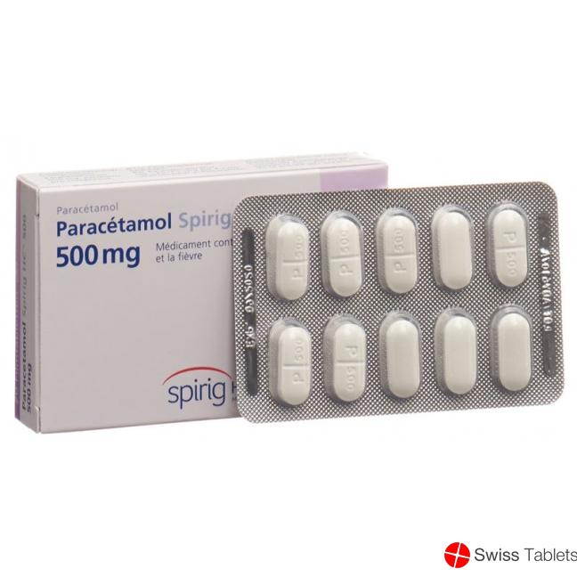 Paracetamol Spirig HC Filmtabl 500 mg 20 pieces