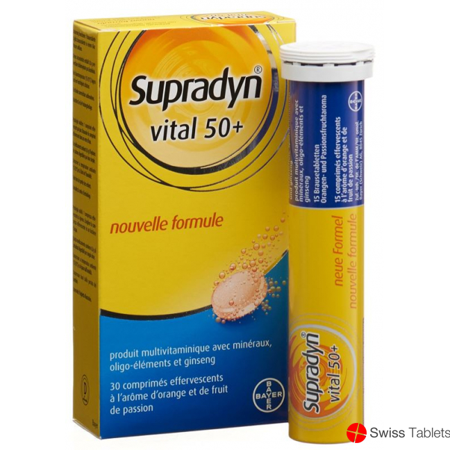 Supradyn Vital 50+ Brausetabletten (neu) 30 Stück buy online