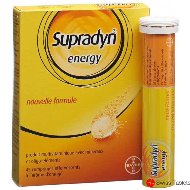 Supradyn Pro Energy-Complex Effervescent tablets 45 pieces buy online