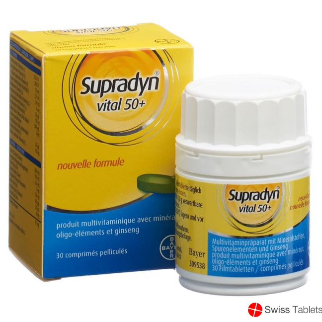 Supradyn Vital 50+ Filmtabletten (neu) 30 Stück buy online