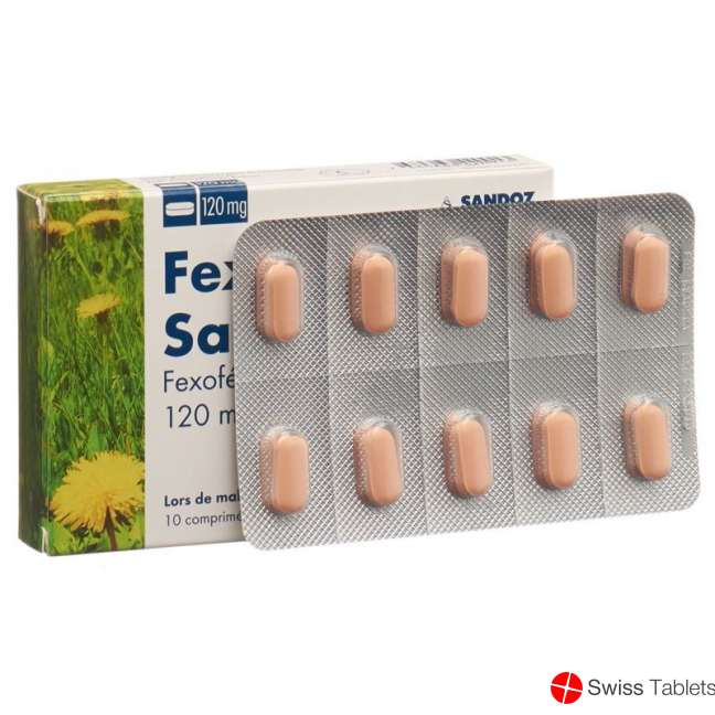 Fexo Pollen Sandoz Filmtabletten 120mg 10 Stück buy online