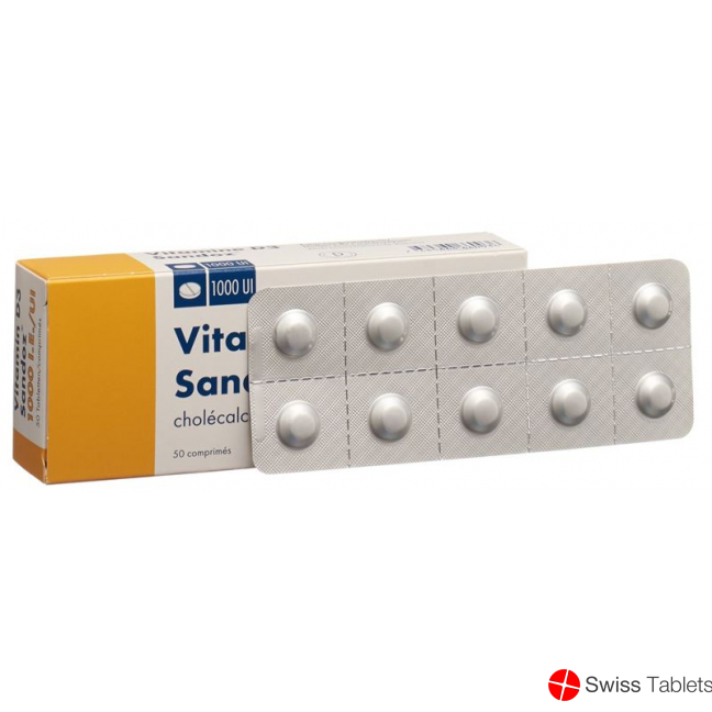 Vitamin D3 Sandoz Tabletten 1000 Ie 50 Stück buy online