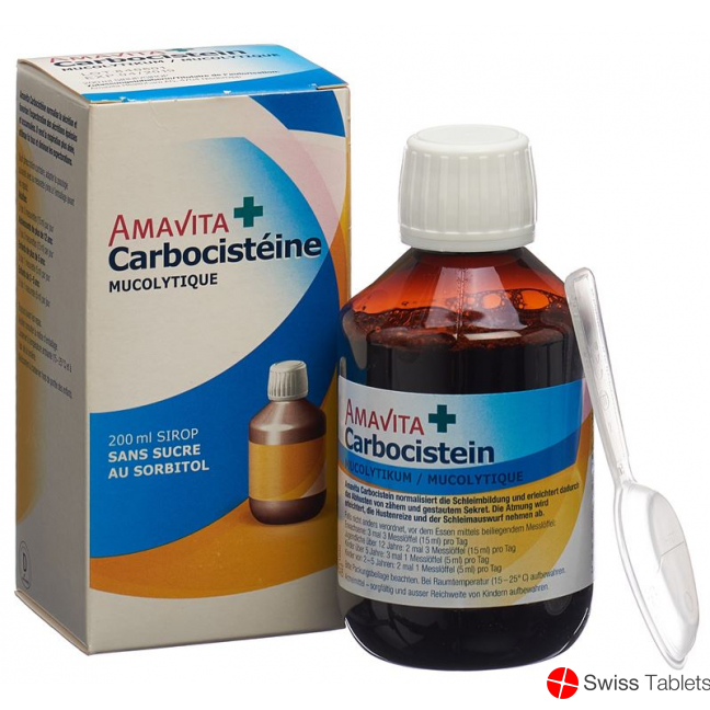 Amavita Carbocistein 750mg/15ml (neu) Flasche 200ml buy online