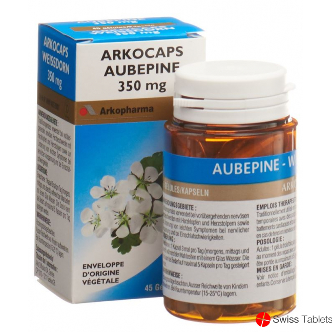 Arkocaps Weissdorn Kapseln 350mg 45 Stück buy online
