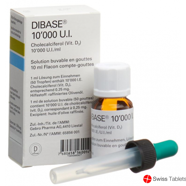 Dibase Tropfen 10000 Ie/ml Flasche 10ml buy online