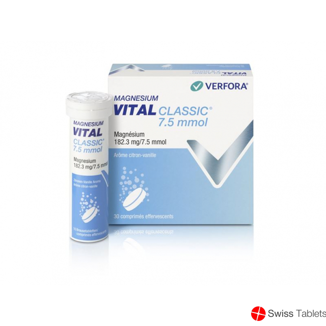 Magnesium Vital Classic Brausetabl 7.5 mmol 30 pcs
