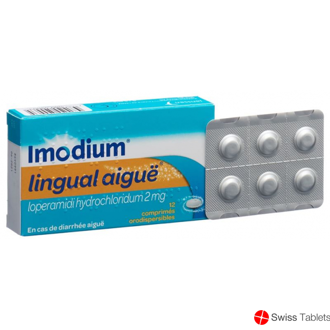 Imodium Lingual Akut Schmelztabletten 2mg 12 Stück buy online