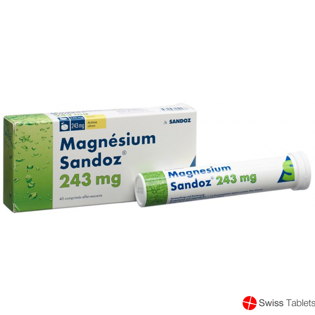 Magnesium Sandoz Brausetabletten 40 Stück buy online