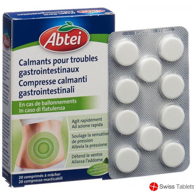 Abtei Magen-darm-entspannung Kautabletten 20 Stück buy online