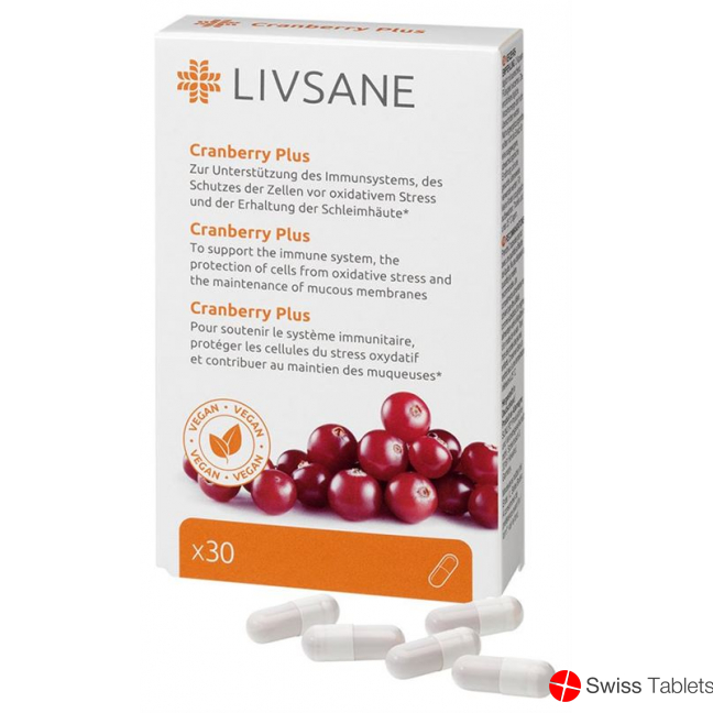 Livsane Cranberry Plus Kapseln 30 Stück buy online
