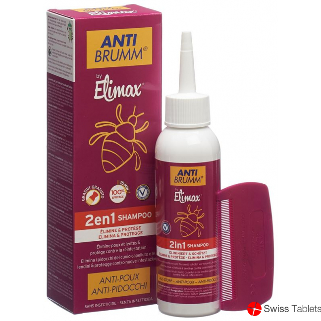 Antibrumm by Elimax Laus stop 2in1 Shampoo Fl 100 ml