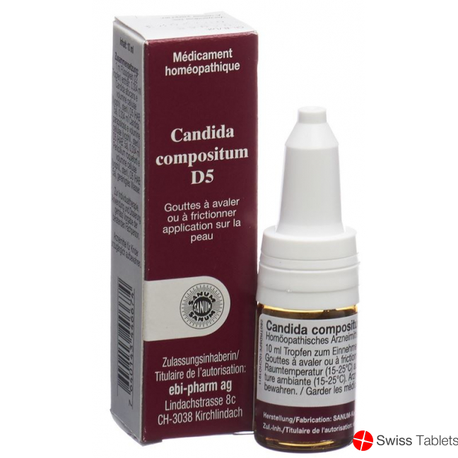 Sanum Candida compositum drops D 5 Fl 10 ml