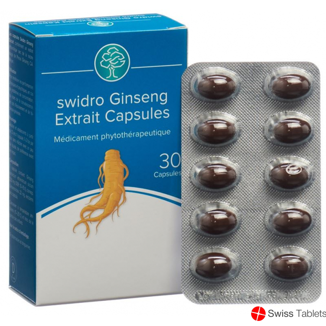 Swidro Ginseng Extrakt Kapseln 30 Stück buy online