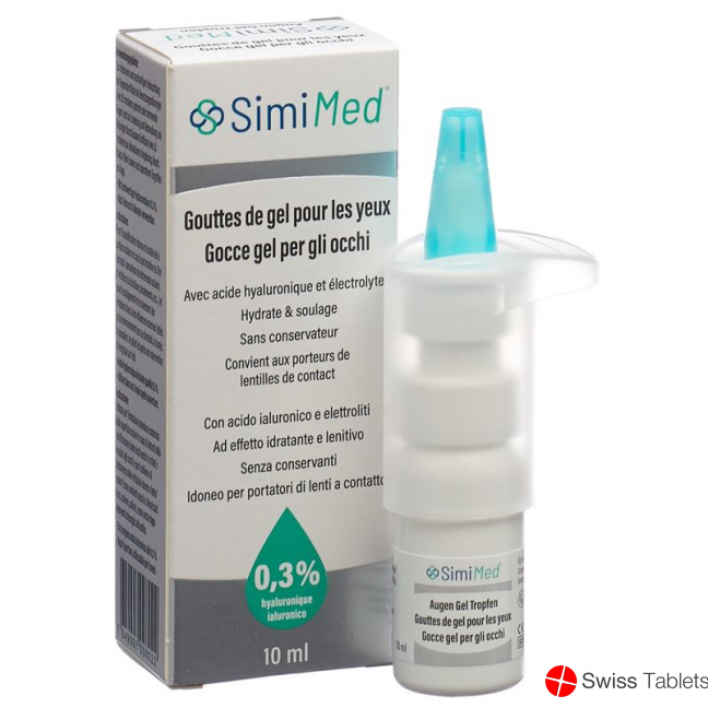 Simimed Augen Gel Tropfen 0.3% Hyaluron 10ml buy online