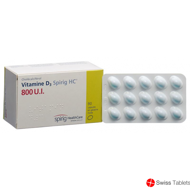 Vitamin D3 Spirig HC Kapseln 800 Ie 90 Stück buy online