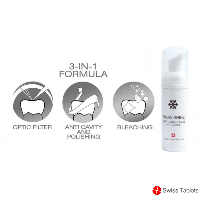 Snow Pearl Snow Shine Whitening Foam Fluorid 50ml buy online